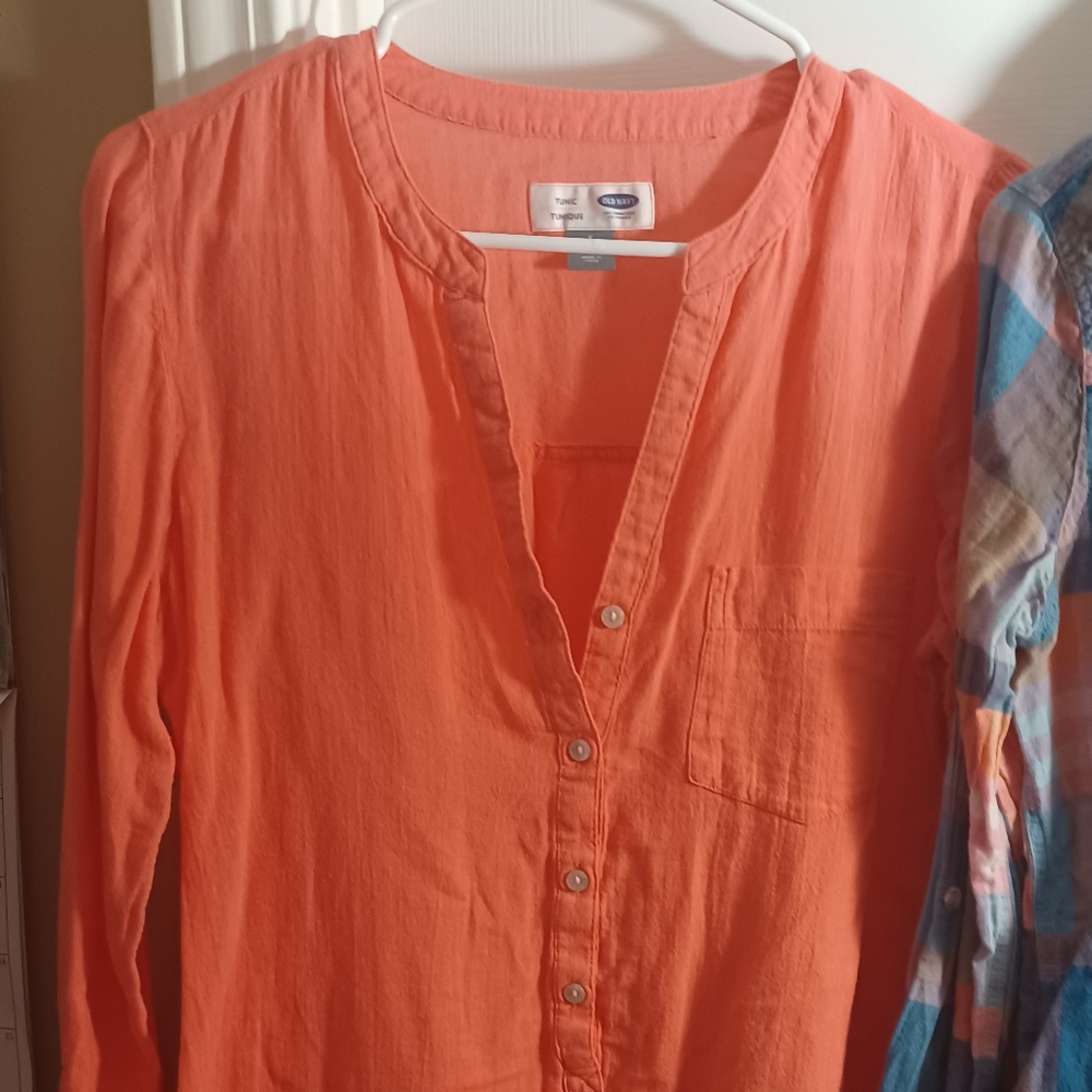 All shorts of shirts and sweaters from small to lg.